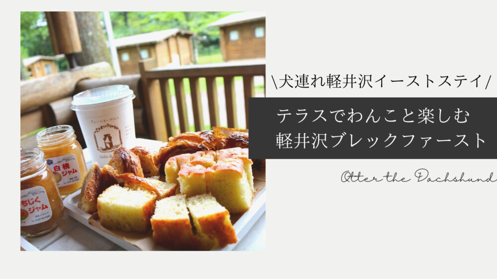 Blog Banner_karuizawaprince east hotel_dog freandly hotel_dog village_breakfast_otter the dachshund
