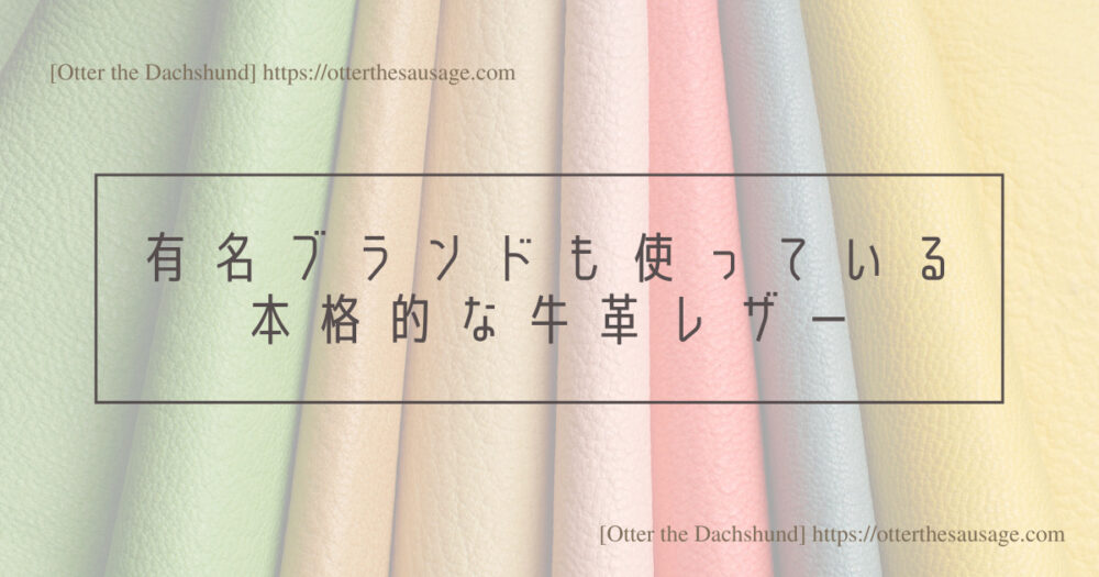 Blog Header image_犬と旅行_犬連れ旅行_BONAVENTURA_ボナベンチュラ_ひとり旅行_クリスマスギフト_本革_シュリンクレザー_「Perlinger社 (ペリンガー社)」のレザー