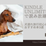 Blog Banner_otter the dachshund_travel with dog_dog blog_best three books for dog travel beginner on kindle unlimited