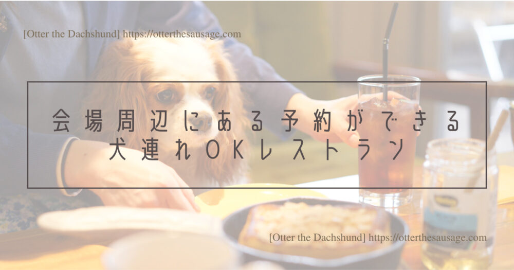 Blog Header image_犬と旅行_犬連れ旅行_interpet-dog friendly hotel_インターペット会場_東京ビッグサイト_会場周辺にある[予約ができる]犬連れOKレストラン