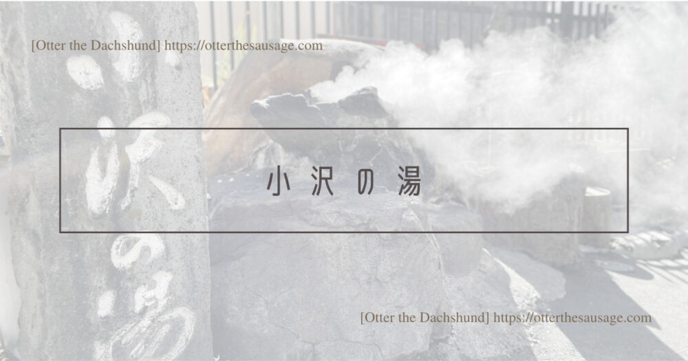 Blog Header image_犬と旅行_犬連れ旅行_【熱海】愛犬と一緒に楽しむ！おすすめ温泉街ぶらり散歩プラン_小沢の湯