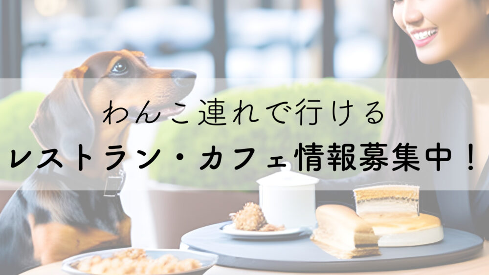 Blog Banner_dog-friendly-restaurant-and-cafe-information-wanted