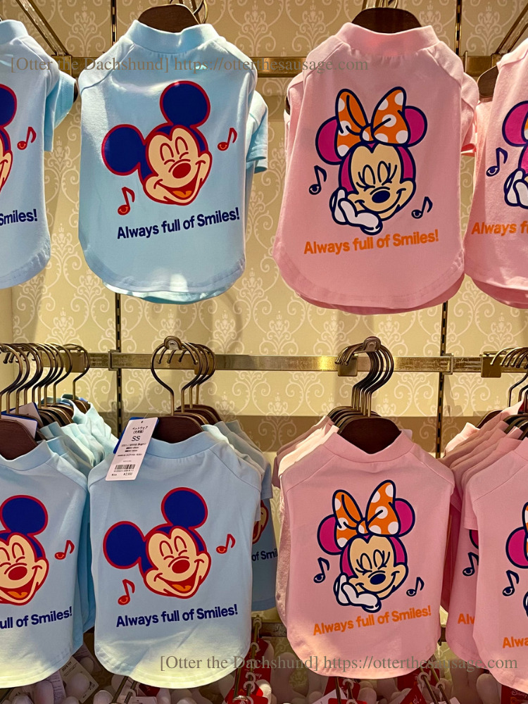 photo_ travel with dogs_hang out with dogs_犬旅ブログ_犬とお出かけブログ_tokyo-disney-land_home-store_ドッグクローズ_ミッキ＆ーミニー