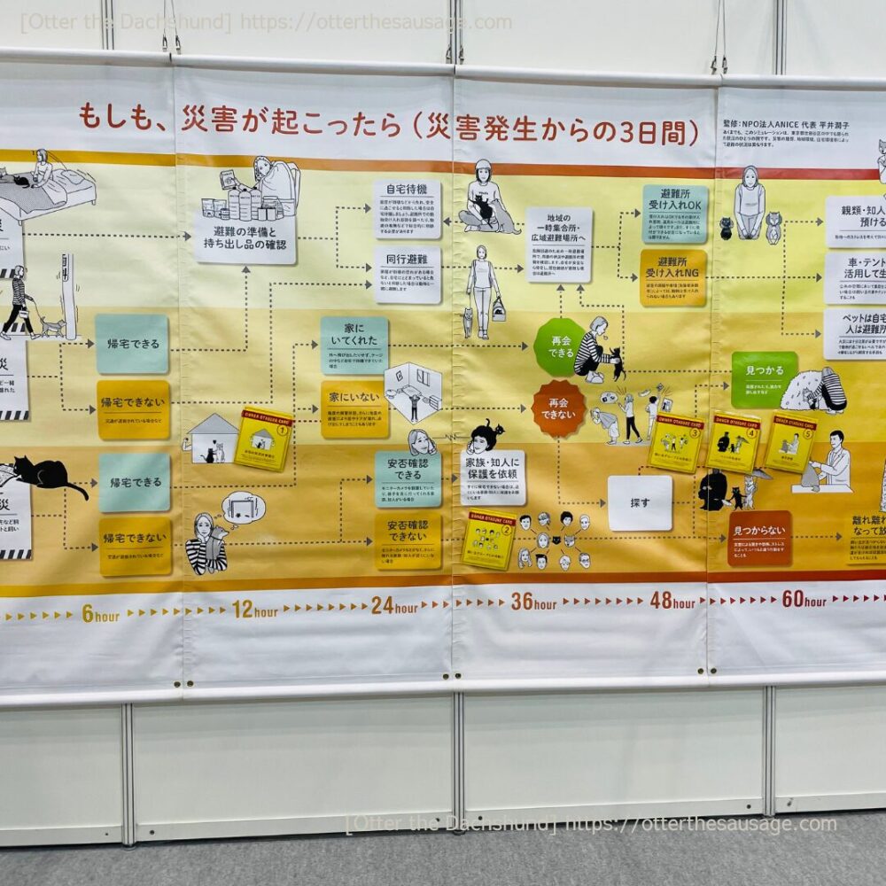 photo_exhibition-report_interpets2014_survival flow charts_第13回インターペット_災害フローチャート