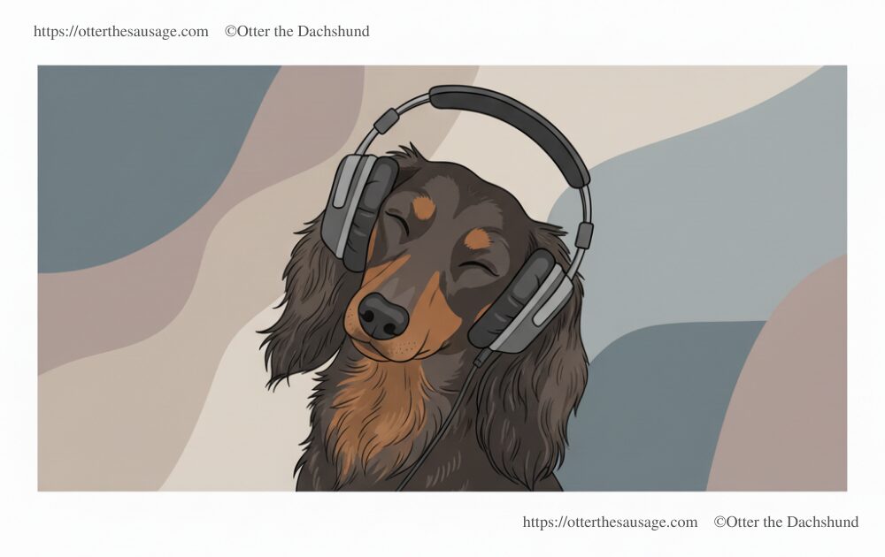 dachshund head phone